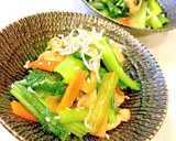 簡単♪ 小松菜と油揚げの煮浸し作り方4写真