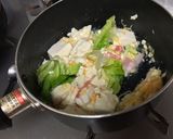 豆腐カニカマ卵トロ塩ラーメン☆レタスもね作り方6写真