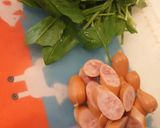 ペペロンチーノ風♪ほうれん草のソテー作り方1写真