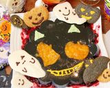 ハロウィン☆魔界の炭プリン！柿ソース添え作り方4写真
