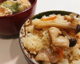 余った炊き込みご飯であんかけオムライス★作り方7写真