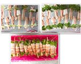ミズナの豚肉巻き鍋作り方3写真