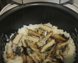 秋の香り♪秋刀魚の炊き込みご飯作り方6写真