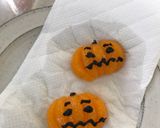 みかんとりんごのケーキハロウィン風作り方8写真