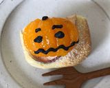 みかんとりんごのケーキハロウィン風作り方9写真