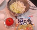 シャキシャキ野菜の塩あんかけラーメン作り方1写真