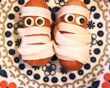 ハロウィン♡ウインナーのミイラ作り方5写真