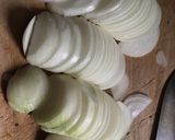 GABANカレー粉で鶏モモ肉のサブジ作り方2写真