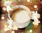 風邪の自然治癒に☆豆乳セーキ風たまご酒作り方6写真