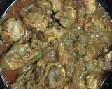 GABANカレー粉で鶏モモ肉のサブジ作り方7写真