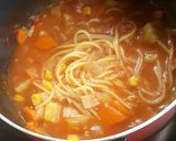 マンハッタンクラムチャウダーのパスタ作り方4写真