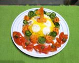 ワンコのバースデーケーキ(犬用オムレツ)作り方9写真