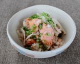 レンジで！鮭とれんこんの炊き込みごはん作り方5写真