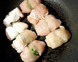 簡単ササミのスジ取り！からの梅シソ巻き☆作り方11写真