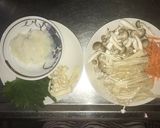 巾着の和風ハンバーグ！ きのこあんかけ作り方2写真