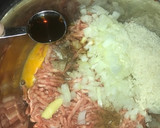 巾着の和風ハンバーグ！ きのこあんかけ作り方4写真