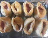 巾着の和風ハンバーグ！ きのこあんかけ作り方5写真