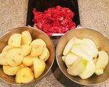 STAUBで無水肉じゃが作り方1写真