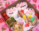 簡単♪アンパンマンおにぎり（*^_^*）作り方4写真