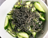胡瓜と茗荷の甘酢漬け和え物作り方2写真