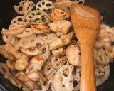 皮ごと!レンコンと鶏肉のきんぴら風炒め作り方6写真