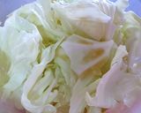 レンジでランチ♪お手軽！塩キャベツうどん作り方1写真