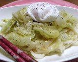 レンジでランチ♪お手軽！塩キャベツうどん作り方3写真