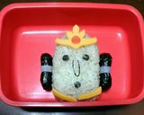 妖怪ウォッチ キャラ弁 ヤマトボケル作り方5写真