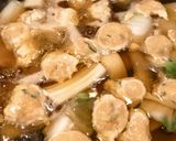 ミズナの豚肉巻き鍋作り方6写真
