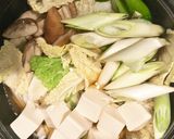 ミズナの豚肉巻き鍋作り方7写真