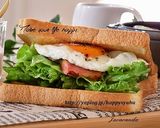 とろ~りチーズde目玉焼き☆サンドイッチ作り方6写真
