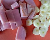 簡単白菜とツナのカルボナーラ作り方1写真