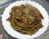 ごぼう焼きそば (甘口醤油味)作り方5写真