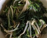 香味ペーストでほうれん草ともやしのナムル作り方2写真