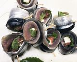 梅しそチーズのサンマ巻き作り方3写真