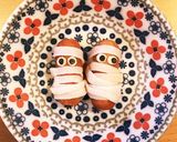 キャラ弁♡ハロウィンおばけちゃん作り方2写真
