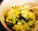 白菜とひじきの重ね煮作り方5写真