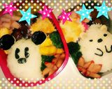 キャラ弁当　簡単　オバケミッキー☆作り方4写真