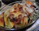じゃばらポテトとパンプキンのチーズ焼き作り方8写真
