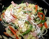 簡単！野菜たっぷり♫クリームスープパスタ作り方7写真