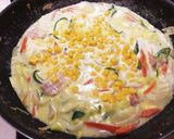 簡単！野菜たっぷり♫クリームスープパスタ作り方8写真