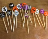 ハロウィンお弁当 ピックも手作り♪作り方4写真