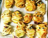 【ハロウィン】ミイラにされた芋天作り方9写真