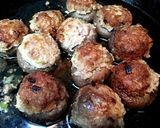 ☆ピーマンと椎茸の ひき肉詰め☆作り方7写真