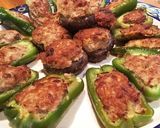 ☆ピーマンと椎茸の ひき肉詰め☆作り方9写真