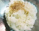 あらびきジューシーハムのおにぎり作り方1写真