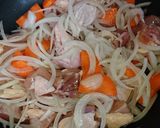 ★鶏肉とチンゲン菜のクリーム煮★作り方1写真