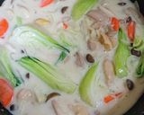 ★鶏肉とチンゲン菜のクリーム煮★作り方5写真