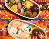 スヌーピー風 小学生遠足二段弁当②作り方2写真