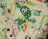 ★鶏肉とチンゲン菜のクリーム煮★作り方6写真